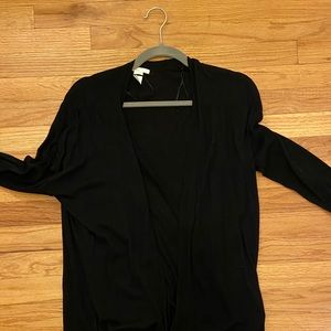 Black cardigan